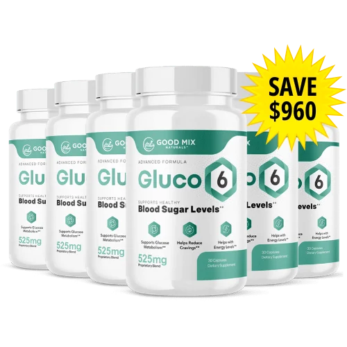 GlucoVive 6 bottles